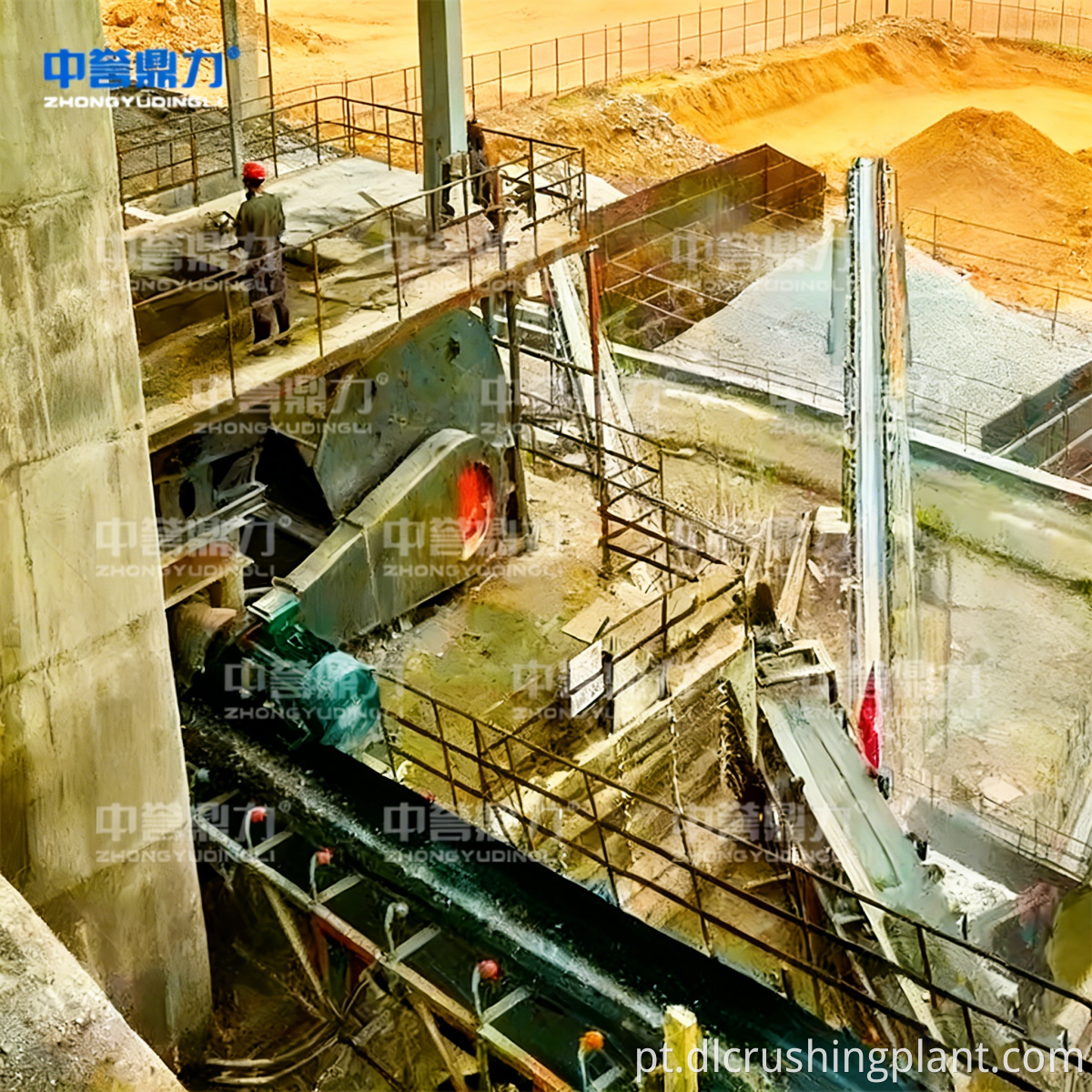 Calcite Crushing Screening Plant